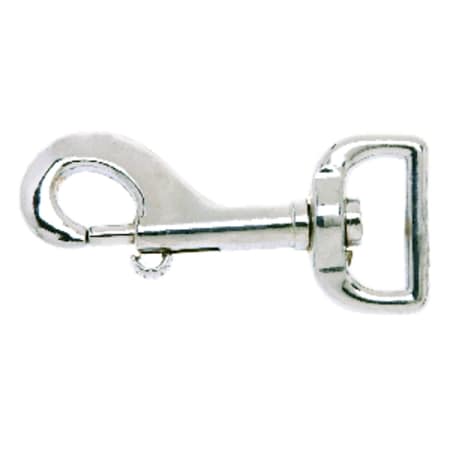 Campbell Chain & Fittings Campbell 1 in. D X 3-3/16 in. L Zinc-Plated Zinc Bolt Snap 80 lb T7610102